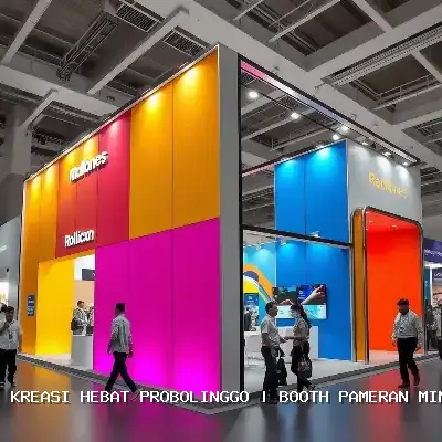 Portfolio Booth Pameran Minimalis Probolinggo