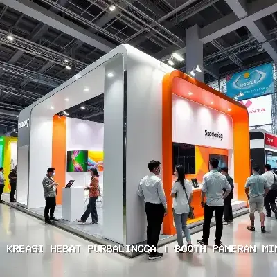 Booth Pameran Minimalis Purbalingga