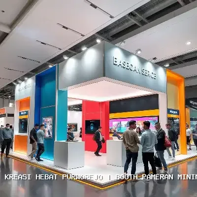 Booth Pameran Minimalis Purworejo