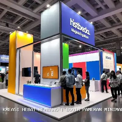 Booth Pameran Minimalis Rembang