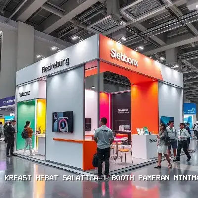 booth pameran minimalis Salatiga
