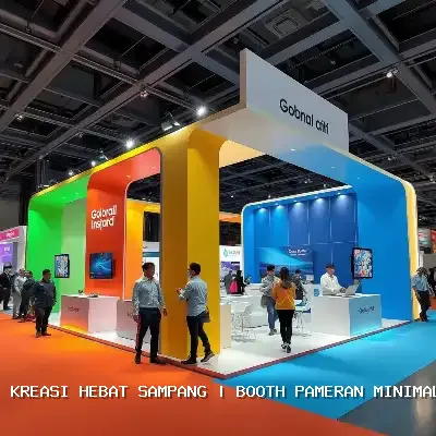 booth pameran minimalis Sampang