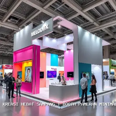 Booth Pameran Minimalis Sampang