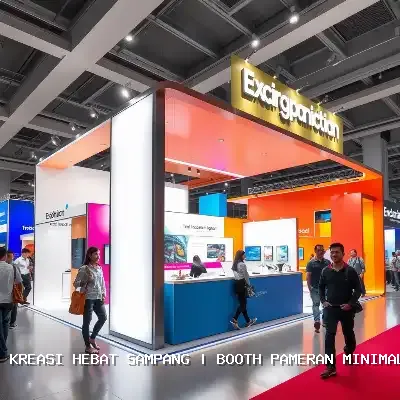 Booth Pameran Minimalis Sampang