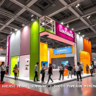 booth pameran minimalis Semarang