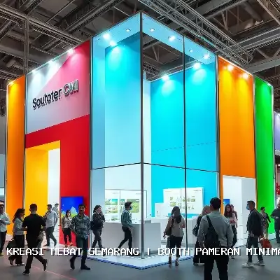 Booth Pameran Minimalis Semarang