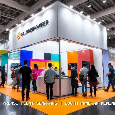 Booth Pameran Minimalis Semarang