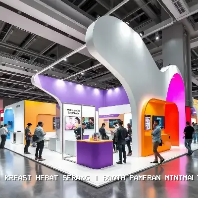 Booth Pameran Minimalis Serang