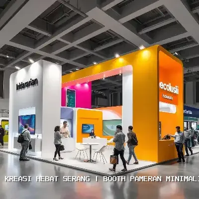 Booth Pameran Minimalis Serang