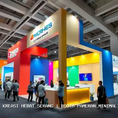 Booth Pameran Minimalis Serang