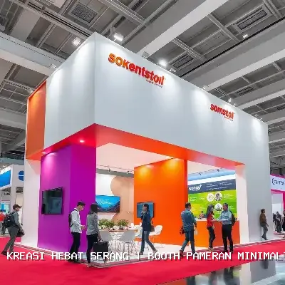 Booth Pameran Minimalis Serang