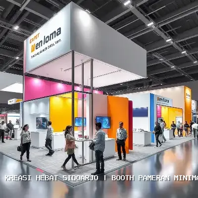 booth pameran minimalis Sidoarjo