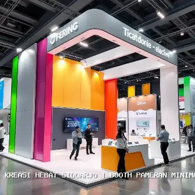 Booth Pameran Minimalis Sidoarjo