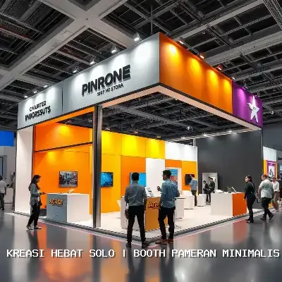booth pameran minimalis Solo