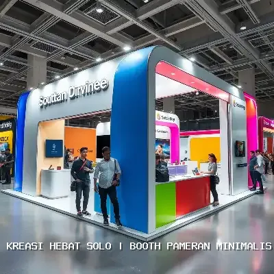 Booth Pameran Minimalis Solo