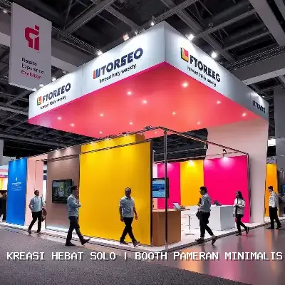 Booth Pameran Minimalis Solo