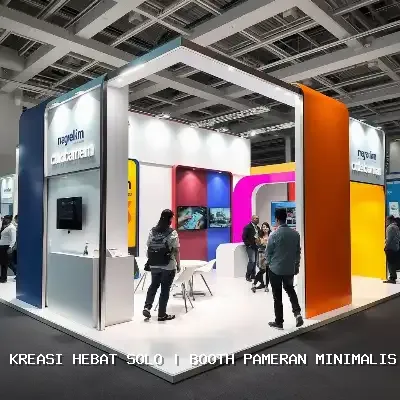 Booth Pameran Minimalis Solo