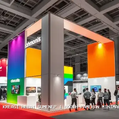 booth pameran minimalis Sumenep