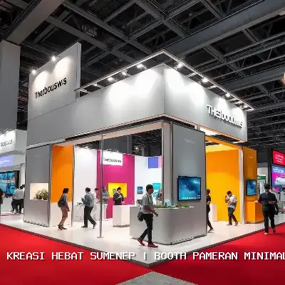 Booth Pameran Minimalis Sumenep