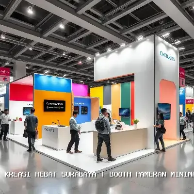 Booth Pameran Minimalis Surabaya
