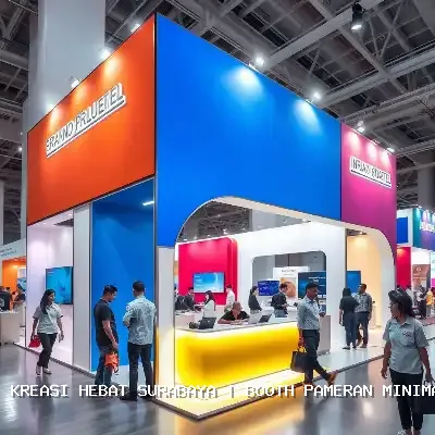 Booth Pameran Minimalis Surabaya