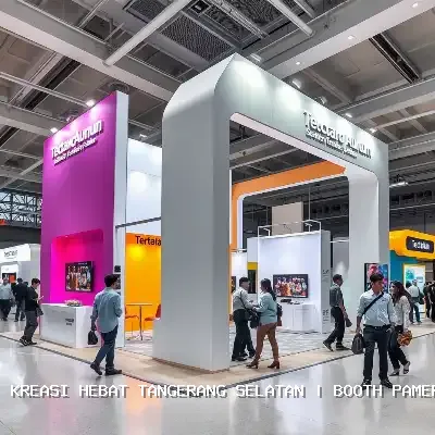 Booth Pameran Minimalis Tangerang Selatan