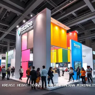 Booth Pameran Minimalis Tegal