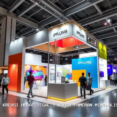 Booth Pameran Minimalis Tegal