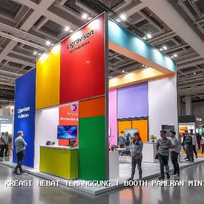 booth pameran minimalis Temanggung