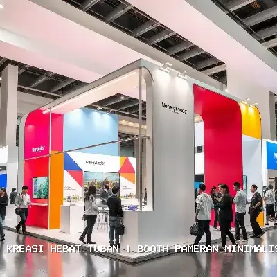 booth pameran minimalis Tuban
