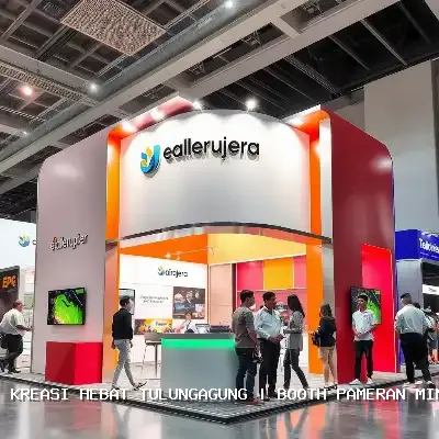 booth pameran minimalis Tulungagung