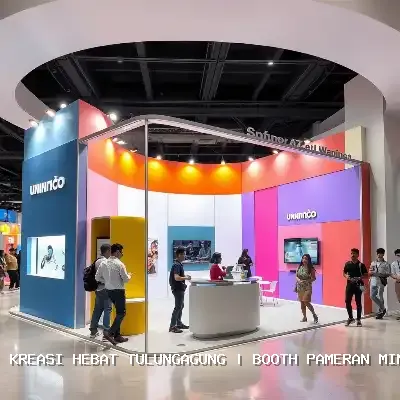Booth Pameran Minimalis Tulungagung
