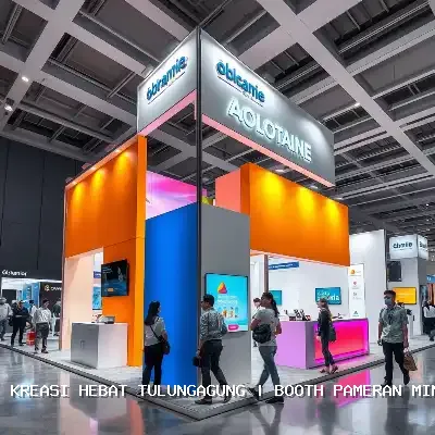 Booth Pameran Minimalis Tulungagung