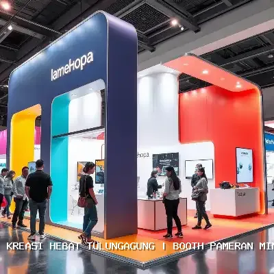 Booth Pameran Minimalis Tulungagung