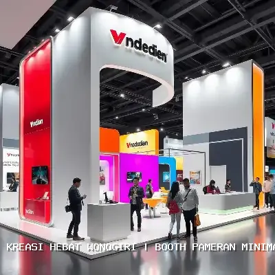 booth pameran minimalis Wonogiri