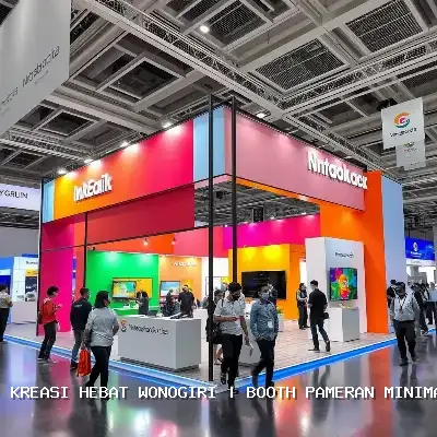 Booth Pameran Minimalis Wonogiri – Kreasi Hebat