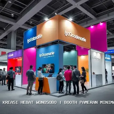 booth pameran minimalis Wonosobo