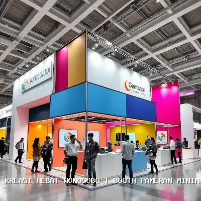Booth Pameran Minimalis Wonosobo
