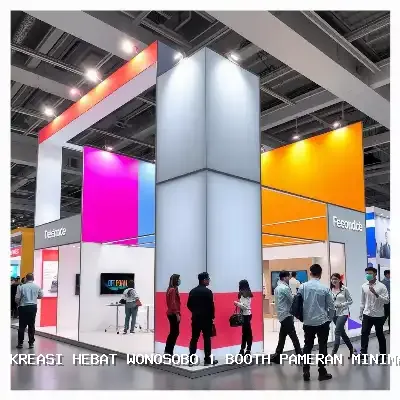 Booth Pameran Minimalis Wonosobo