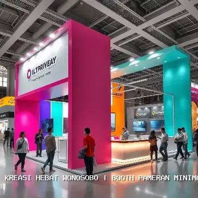 Booth Pameran Minimalis Wonosobo