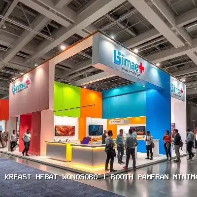 Booth Pameran Minimalis Wonosobo