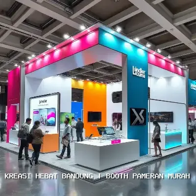 Booth Pameran Murah Bandung, Desain Custom & Finishing Rapi