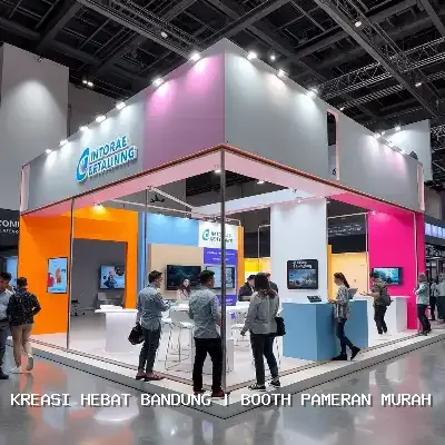 Booth Pameran Murah Bandung, Desain Custom & Finishing Rapi