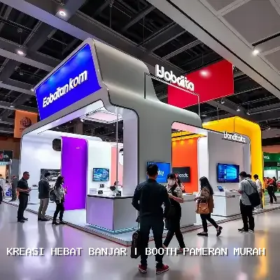 Booth Pameran Murah Banjar – Desain Custom & Finishing Rapi