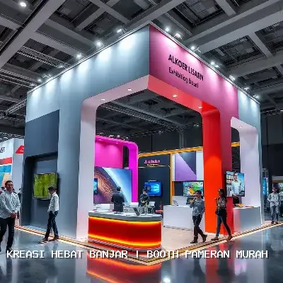 Booth Pameran Murah Banjar – Desain Custom & Finishing Rapi