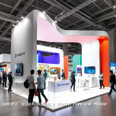 Booth Pameran Murah Bogor Dengan Desain Custom Menarik
