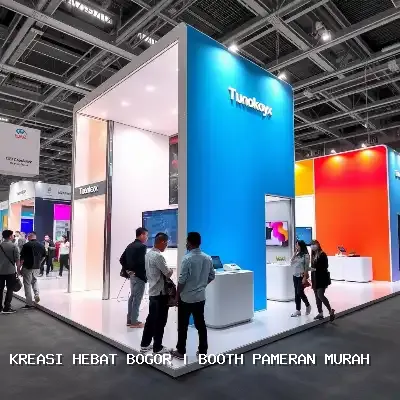 Booth Pameran Murah Bogor Dengan Desain Custom Menarik
