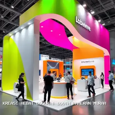 Booth Pameran Murah Bogor Dengan Desain Custom Menarik