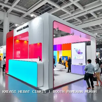 Booth Pameran Murah Ciamis Desain Custom & Finishing Rapi