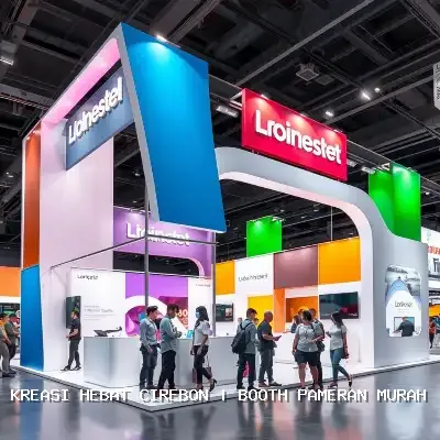 Booth Pameran Murah Cirebon dengan Desain Custom dan Finishing Rapi